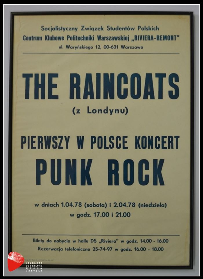 Plakat “The Raincoats”.