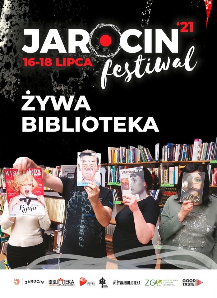 Jarocin Festiwal 2021 – Festiwalowa Żywa Biblioteka.