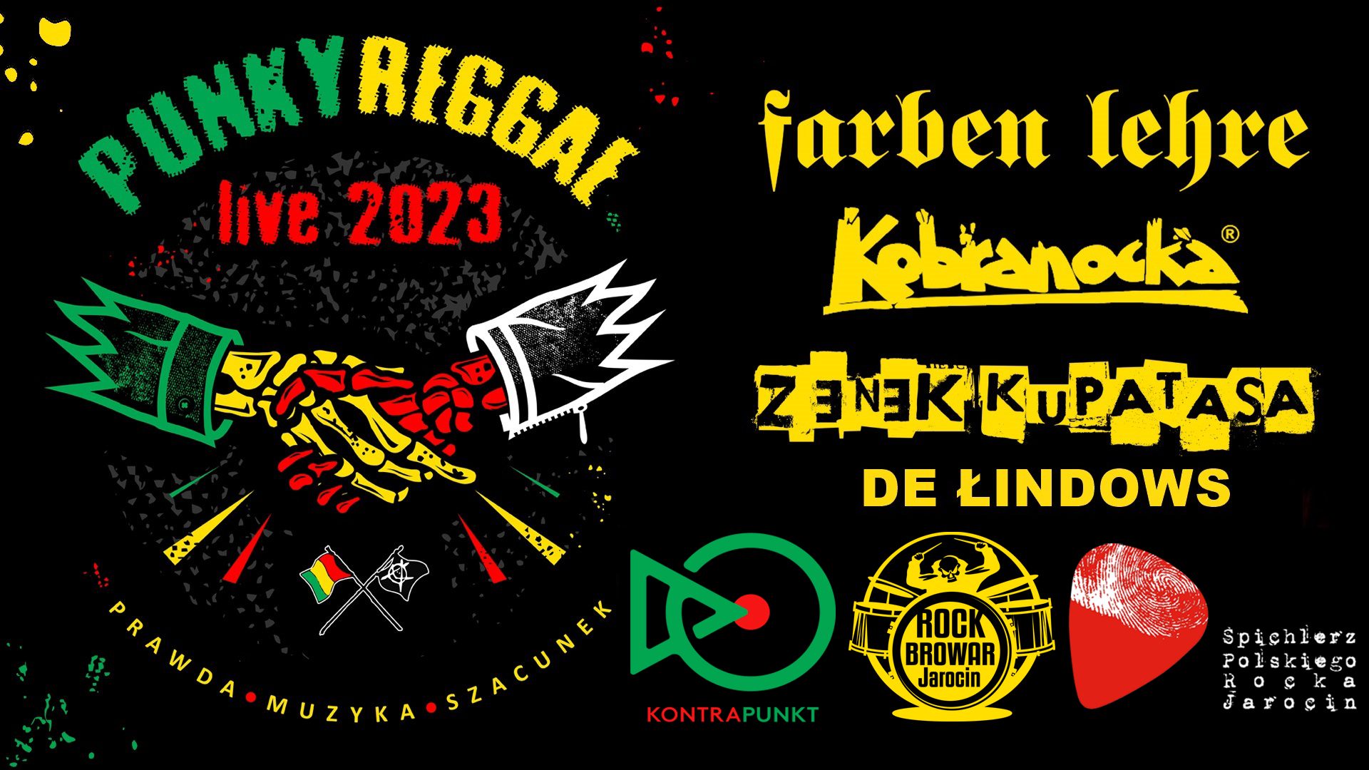 PUNKY REGGAE live 2023 // Jarocin – Kontrapunkt / Spichlerz Polskiego Rocka. Polecamy!