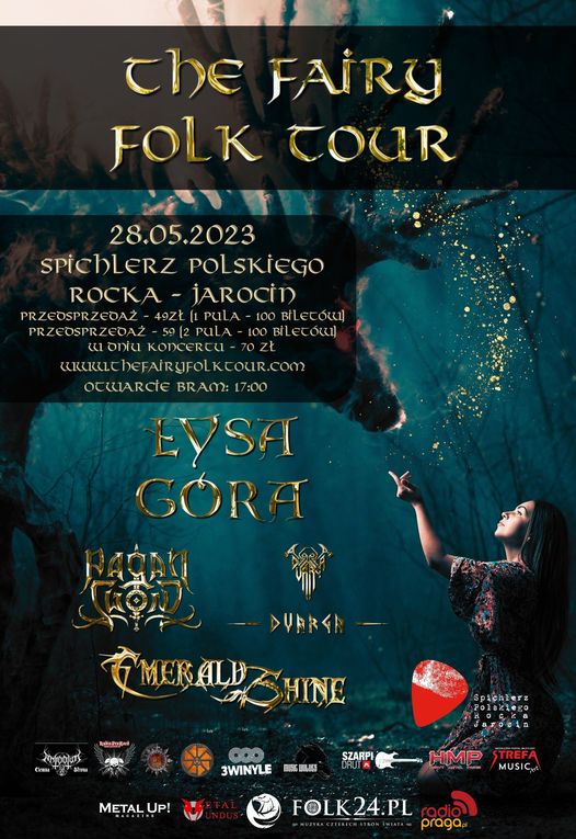 The Fairy Folk Tour – koncert w ramach trasy za półtora miesiąca w Spichlerzu. Zapraszamy!!!
