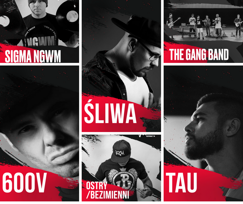 Hip-hopowa ekipa zaproszona do współpracy przez jarocińskiego rapera – Sigma NGWM: DJ 600V, OSTRY Bezimienni, The Gang Band, Tau i Śliwa Aspiratio Crew dołącza do składu JF2018!