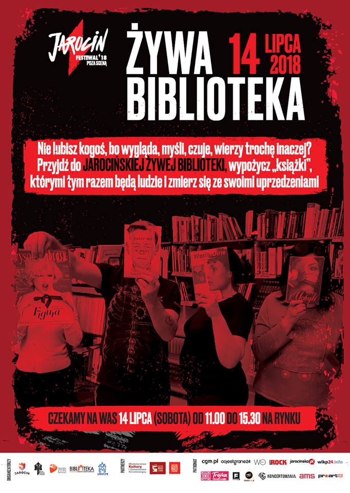 Jarocin Festiwal 2018: Żywa biblioteka, czyli pozbądź się uprzedzeń
