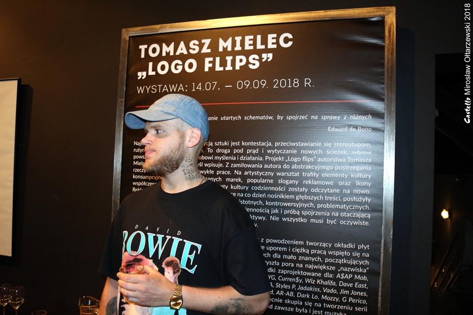 Wernisaż wystawy Tomasza Mielca „Logo Flip Series” – fotorelacja