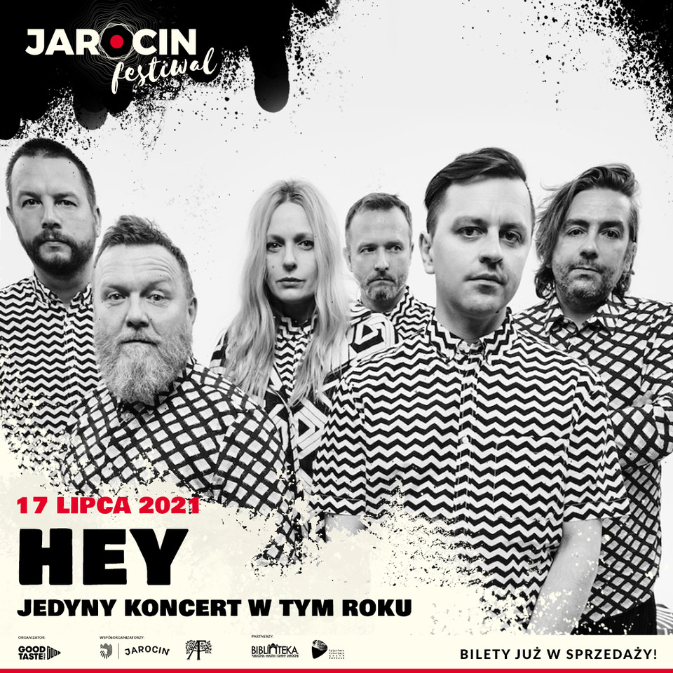 Jarocin Festiwal 2021 – zespół HEY zamyka line up!