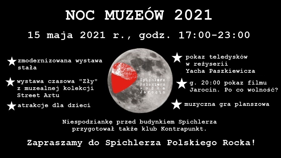 Noc Muzeów 2021 – zapraszamy!