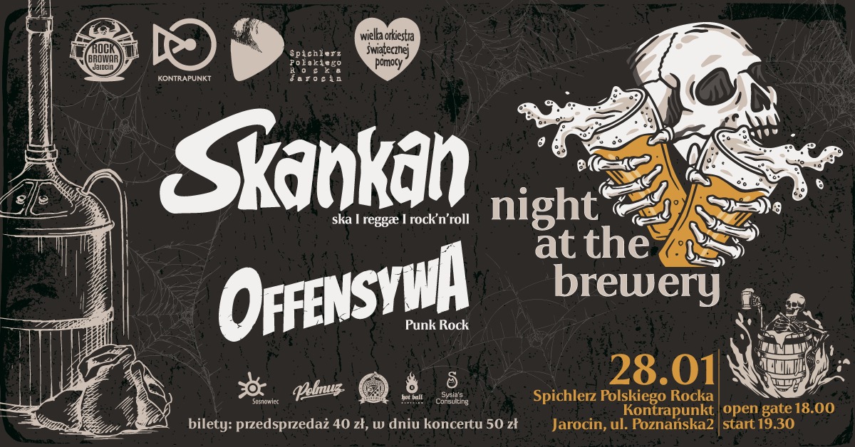 Koncert Skankan + Offensywa | Kontrapunkt, Spichlerz Polskiego Rocka, Jarocin